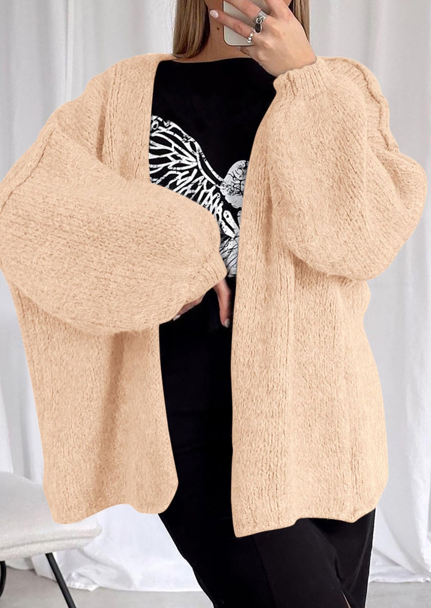 Aura Universe Women's Fall Cardigan Sweater