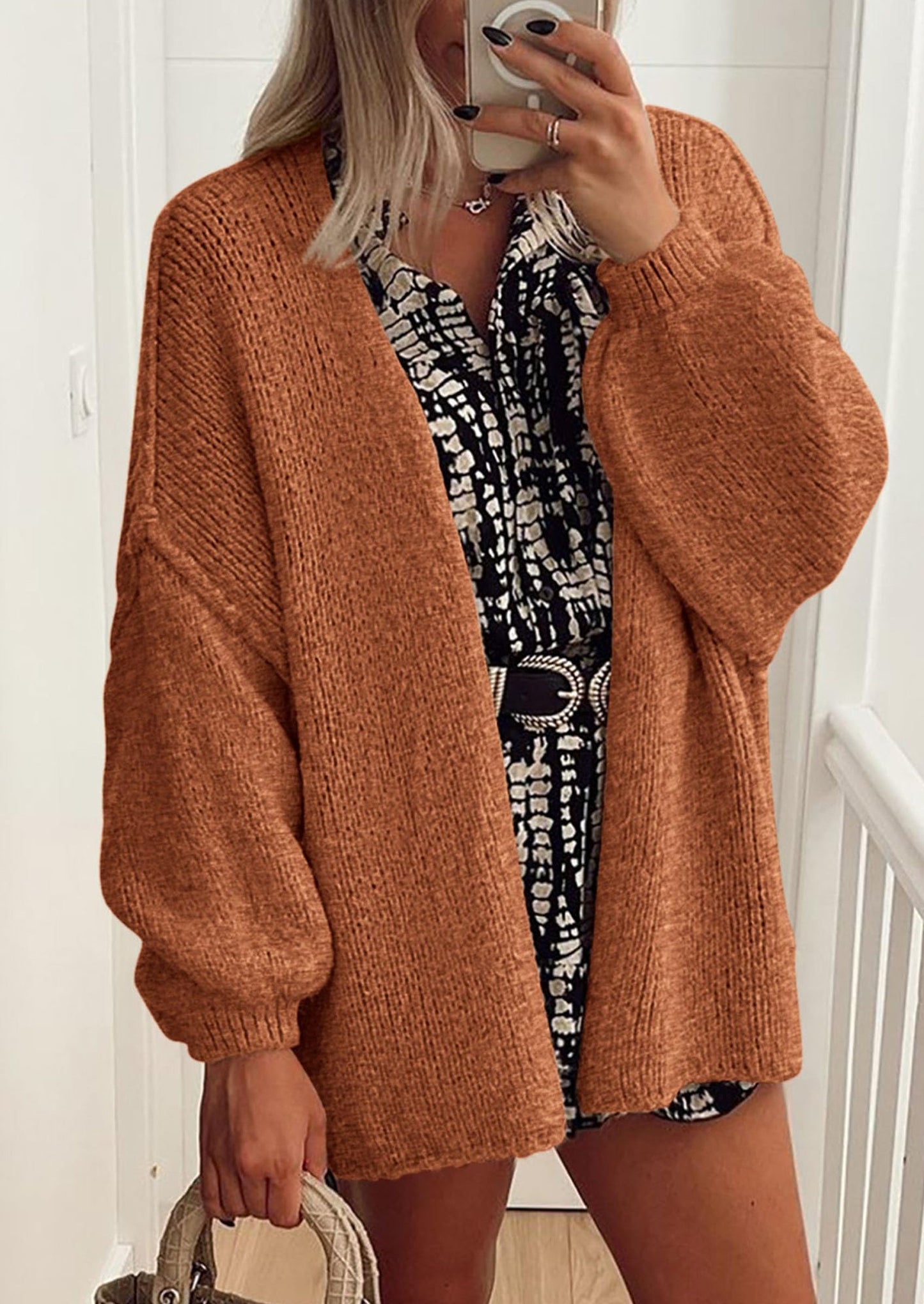 Aura Universe Women's Fall Cardigan Sweater