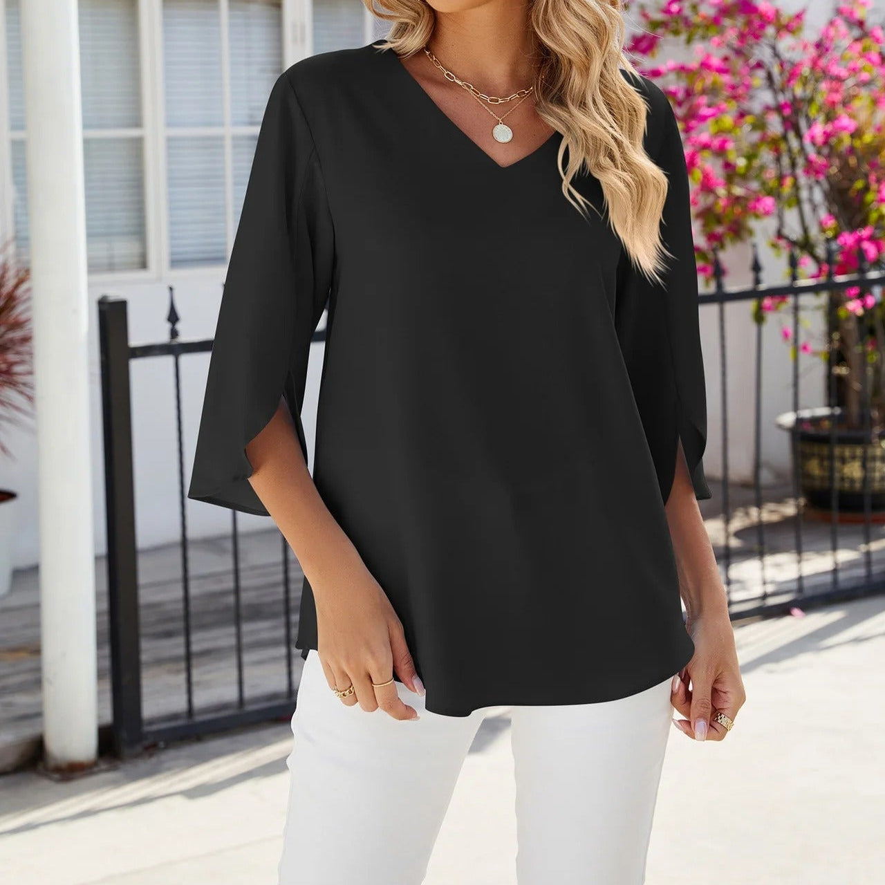 AURA Women's Casual Blouse